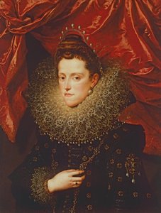 Portret van Eleonora de Medici, hertogin van Mantua door Frans II Pourbus