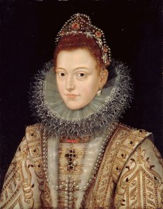 Portret van Isabella Clara Eugenia (1566-1633) c.1599 door Frans II Pourbus