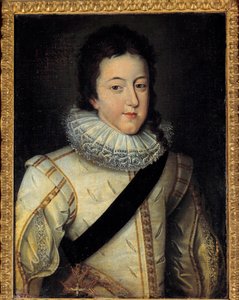 Portret van Lodewijk XIII, koning van Frankrijk en Navarra (1601-1643) ten tijde van zijn huwelijk in 1616 door Frans II Pourbus