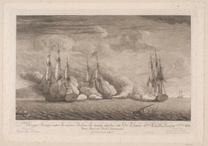Briggen Lougen aangevallen bij St. Thomas, 3 maart 1801