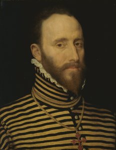 Portret van een ridder van de Orde van Calatrava, waarschijnlijk van de Sorias of Soreau-lijn (Sorel) door Frans Pourbus (I) (attributed to)