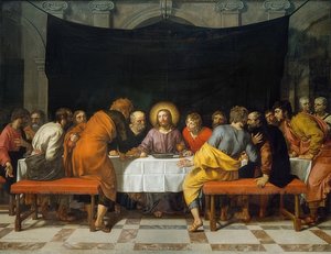 Het laatste avondmaal. 1618 door Frans Pourbus the Younger