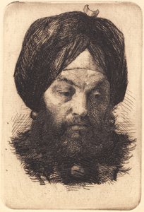 Man met tulband door Frans Schwartz