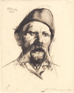 Portret van hoofdcontroleur bij Frederiksberg ziekenhuis Frantz Peter Neidthardt