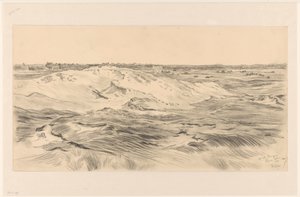 De Witte Bergen te Laren door Frans Alexander Evert Lodewijk Smissaert