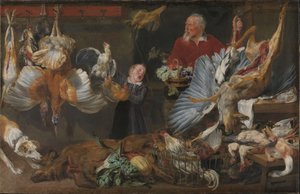 Een spelwinkel door Frans Snyders or Snijders