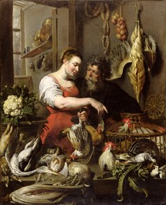 De poelierswinkel door Frans Snyders or Snijders