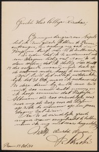 Brief aan August Allebé