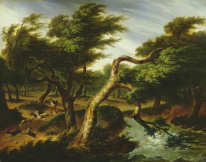 Een windvlaag, 1817 door Frans Swagers