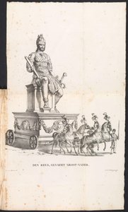 Reus Grootvader in de optocht voor de Heilige Rombout, 1825 door Frans Vervloet