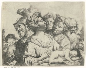 Ceres, Mars en Saturnus (De vier leeftijden) door Frans van Mieris (II) (rejected attribution)