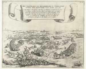 Slag bij Heiligerlee, 1568 door Frans van den Wijngaerde
