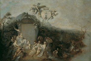 Allegorie op Galicië en Lodomerië door Franz Anton Maulbertsch