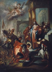 Christus en de centurion van Kapernaüm door Franz Anton Maulbertsch