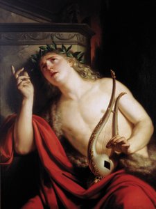 De klaagzang van Orpheus door Franz Caucig