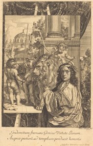 Zelfportret van Joseph Werner