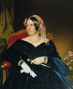 Dame in leunstoel