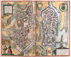 Autun en Nevers, Frankrijk door Franz Hogenberg