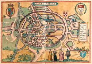 Canterbury, Engeland door Franz Hogenberg