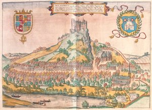 Segeberg, Duitsland (gravure) door Franz Hogenberg