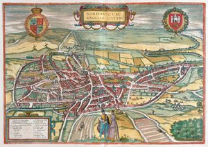 Norwich - Groot-Brittannië door Franz Hogenberg