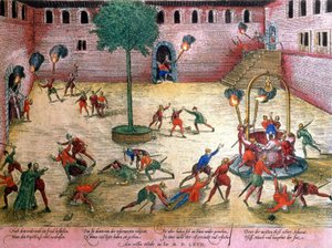 Tweede Franse godsdienstoorlog: De Michelade door Franz Hogenberg