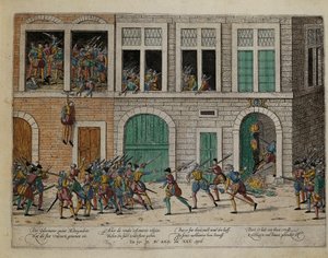 Inname van Valence na ophanging van gouverneur La Motte-Gondrin, 25 april