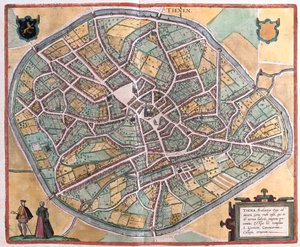 Tienen, België (gravure)