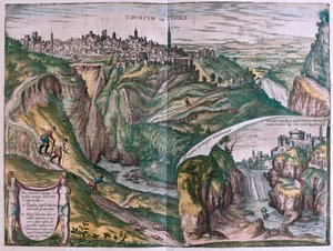 Tivoli, Italië (gravure)