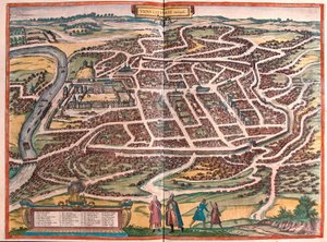 Vilnius, Litouwen (gravure)