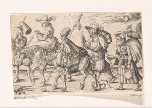 Soldaten en marketentsters