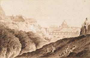 De Hofburg met stadsgracht, kasteelpoort en brug