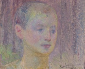 Franzerl, de zoon van de kunstenaar