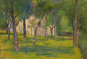 Fruitbomen in de tuin door Franz Jaschke