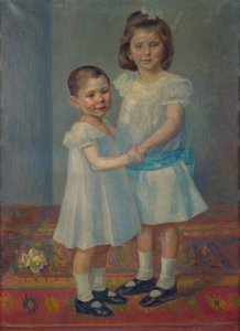 Portret van twee kinderen