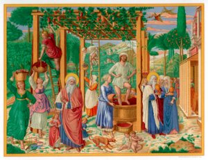 De wijnoogst en dronkenschap van Noach, 1469-1484