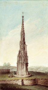 De gedenkzuil bij Wiener Neustadt