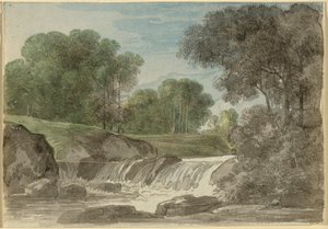 Boomlandschap door Franz Kobell