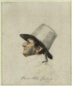 Julius Eduard Hitzig door Franz Krüger