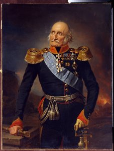 Portret van veldmaarschalk graaf Ludwig Adolf Peter van Sayn Wittgenstein door Franz Krüger