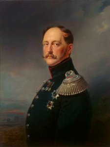 Portret van Keizer Nicolaas I door Franz Kruguer