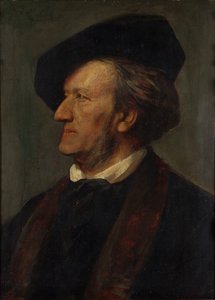 Portret van de componist Richard Wagner