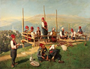 Turks koffiehuis in Sarajevo