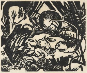 Dierenlegende door Franz Marc