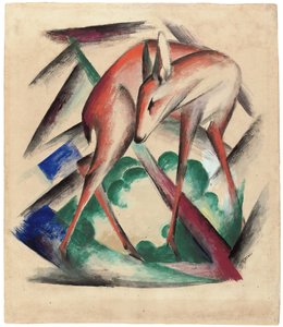 Herten, 1912 door Franz Marc