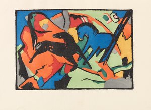 Der blaue Reiter, 1914 door Franz Marc