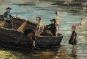 Kinderen in een boot. 1903