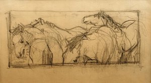 Lenggrieser paardenstudie (paardenstudie)
