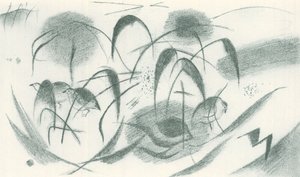 Parelhoenders door Franz Marc