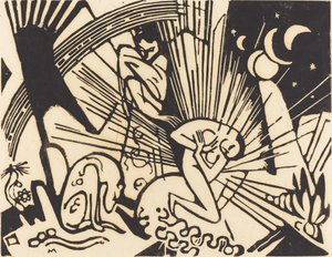 Verzoening door Franz Marc
